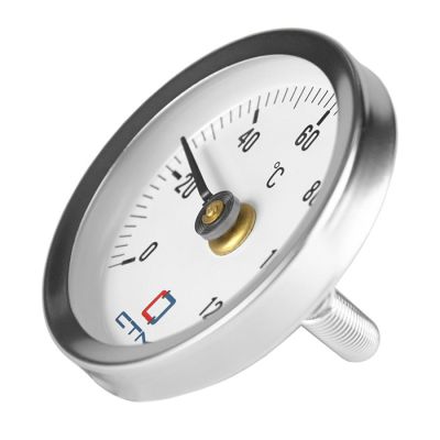 Термометр накладной d 63мм с пружиной, измерение до +120°С СТМ