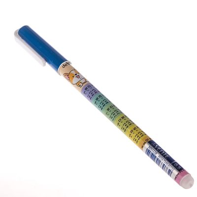 Ручка гелевая Пиши-стирай deVENTE Таблица Умножения 5051116 синяя,0,5мм,с ласт.